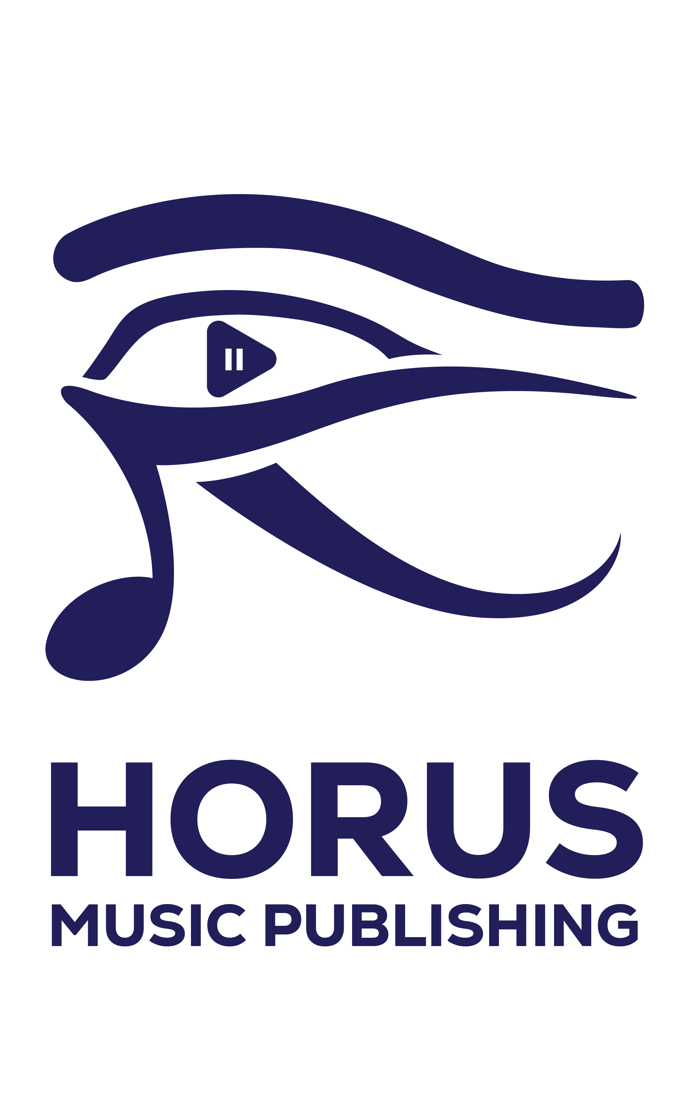 Horus Music Publishing Logo (purple) 4