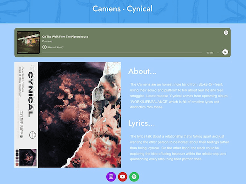 Digital PR_Camens_Listening-party
