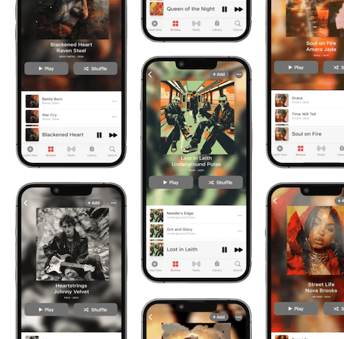 rotor videos multiple animated artwork
